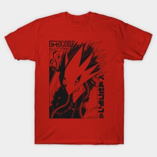 Beelzemon Black & White T-Shirt